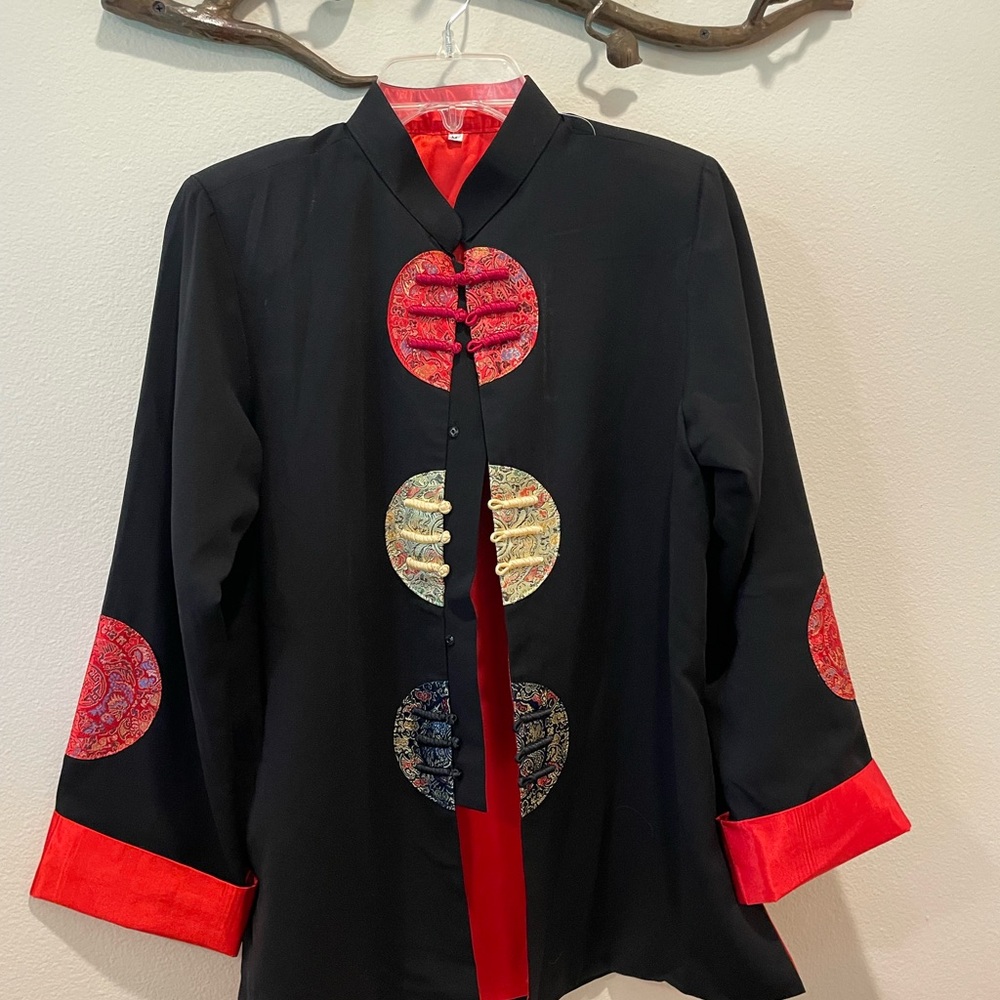 Authentic Chinese jacket fully lined. Gorgeous!